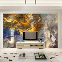 Pwmunf Customized Large Murals Fashion Home Improvement Modern Abstract Colorful Fire Cloud Tv Background Wall Wallpaper 400X280Cm