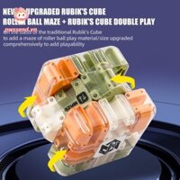 Pwsend Mê Cung Magic Cube, Khối Xếp Hình Trong Suốt Sáu Mặt Đồ Chơi Mê Cung, Khối Lập Phương Tốc Độ Cán Bóng Giảm Căng Thẳng Đồ Chơi Đảng