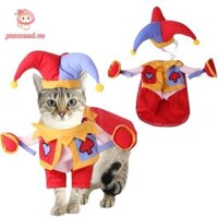 Pwssend Joker Chó Mèo Trang Phục, Trang Phục Chú Hề Phụ Kiện Thú Cưng Halloween Cosplay, Giáng Sinh Mới Lạ Ngộ nghĩnh Trang Phục Quần Áo Cho Chó Con