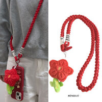 [Pydm] Fun ins Búp bê hoa hồng tinh tế Vỏ điện thoại dây chéo Ba lô dây ba lô Camera ccd Bạn gái