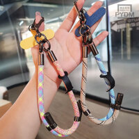 [Pydm] Phong Cách Mới Có Thể Điều Chỉnh Màu Sắc Phù Hợp Với Dây Điện Thoại Di Động Dây Đeo Tay Ngắn Dây Đeo Tay Bện Nam Nữ ins Du Lịch Ngoài Trời Vỏ Điện Thoại Quyến Rũ Đa Năng