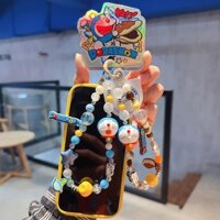 [Pydm] Sản Phẩm Mới Hoạt Hình Doremon Điện Thoại Di Động Dây Xích Phụ Kiện Móc Khóa Tay Túi Đồ Trang Trí Máy Vuốt Quà Tặng Học Sinh