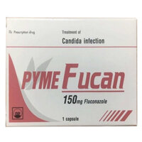 Pyme Fucan 150mg điều trị viêm màng não do Cryptococcus, nhiễm nấm Candida toàn thân