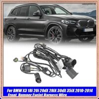 [Q B T C] 1 Bộ dụng cụ cáp nối lỗ cản xe hơi 61129304728 Phụ tùng thay thế cho BMW X3 18I 20I 20DX 28IX 30DX 35IX 2010-2014 Dây dẫn viền trước