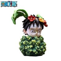 Q Phiên Bản Đầu Lớn Cỏ Luffy Pvc Hình 12.5cm Ngộ nghĩnh Tuổi Thơ Luffy Vua Biển Anime Mô Hình