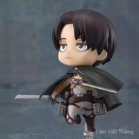 Q phiên bản Nendoroid 390 #   Mô hình Anime Titan Commander Levi có thể di chuyển được
