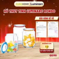 [Q0190]Bộ 3 hũ thủy tinh Luminarc Rondo Festival Q0190 dung tích 0,75L