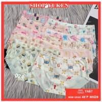 Q024 . Combo 5 Quần Lót Su Không Viền . Quần Lót Cho Bé Gái Dễ Thương 35kg - 55kg