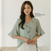 Q030520 ÁO KIỂU NỮ NHÚN BÈO