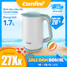 Bình đun siêu tốc Comfee CK-DC1720A - 1.7 lít