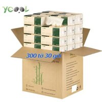 Q1 Giấy ăn giấy gấu trúc YCOOL khăn giấy hòm 30 gói 300 tờ 2.6KG 45 7