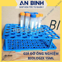 (Q1-HCM) Giá Đỡ Ống Nghiệm 15ml Bằng Nhựa Biologix - Khay Nhựa Đựng Ống Nghiệm 15ml