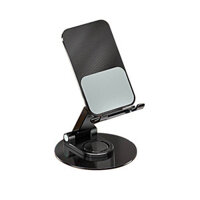 Q10 Aluminum Desktop Phone Stand Portable Folding Metal Mobile Phone Mount Bracket for Live Tablet