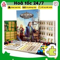Q12 Boardgame trò chơi Puerto Rico Deluxe kèm 2 bản mở rộng - quản lý tài nguyên, xây dựng công trình Tigar