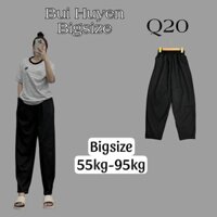 Q20-Quần Baggy Suông Chất Umi BIGSIZE 55-95KG