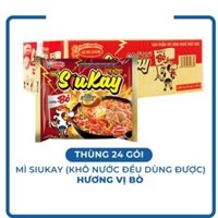 [Q3 HỎA TỐC] 1 THÙNG MÌ SIUKAY VỊ BÒ, GÀ, HẢI SẢN THÙNG SIUKAY BÒ MỚI THÙNG MÌ BÒ