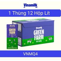 [Q4 có HỏaTốc] HSD T12.24 Thùng Green Farm Rất Ít Đường Hộp 1 Lit Vinamilk