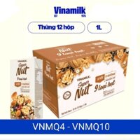 [Q4 có HoaToc]HSD12.06.2024 Thùng 12 hộp Sữa 9 Loại Hạt Supper NUT vinamilk hộp 1lit date mới