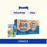 [Q4 có Hoatoc]HSD20.06.2024 Thùng Sữa ADM Ít Đường 110ml Vinamilk.