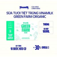 [Q4 có HoaToc]HSD.T02.2025 Sữa Tươi Hữu Cơ Vinamilk Organic 180ml thùng 48 hộp Mẫu Mới. date luôn mới