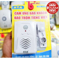 (Q5) Chuông cảm ứng báo khách tự cài lời chào  AT-339, Hãng ATA (Hàng Chính Hãng)