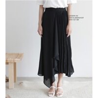 Q501019 CHÂN VÁY VOAN XẾP LY THIẾT KẾ