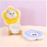 [Q7] Vòng cổ chống liếm hình bông hoa dành cho chó mèo, cho thú cưng siêu đáng yêu