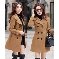 [Q8] Áo khoác Dạ Măng Tô Nữ Cao Cấp