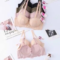 [Q8] Áo Lót Nữ thái ren không Gọng siêu độn dày 4CM - mút mềm thông hơi, tạo khe, nâng ngực cực đẹp có video thật