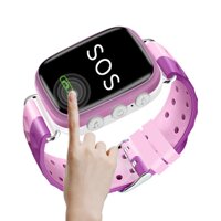 Q80 Trẻ Em Định Vị Trẻ Em GPS Smartwatch Đồng Hồ Đeo Tay Thông Minh Màn Hình Cảm Ứng 1.22 Inch Gọi SOS Đồng Hồ Thông Minh Cho Iphone Xiaomi Huawei