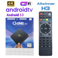 Q96 X1 X5 X3 Smart TV Box Android 13 Allwinner H3 Quad Core WIFI 4K Set Top Box Media Player H.265 Home Theater q96 tv Box IPTV 7H5I