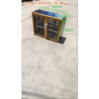 (Q9HCM) - TỦ NHÔM KÍNH DẠNG TREO TƯỜNG HOẶC ĐỂ BÀN - KT D80 * R35 * C60cm - Mã:T8060VA - HĐ -
