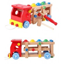 Bộ đồ chơi ô tô đập bóng tháo lắp