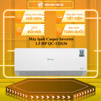 QC-12IS36 - Máy Lạnh 1.5HP Inverter Casper QC-12IS36 - HÀNG CHÍNH HÃNG - GIAO TOÀN QUỐC