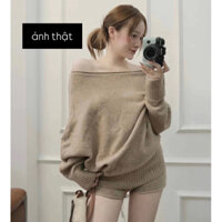 [QC LOẠI 1] set đồ tiểu thư trễ vai SẴN HÀNG