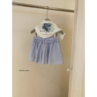 [QC ODER ] CHÂN VÁY DÁNG NGẮN XOÈ KẺ SỌC MAC  wgwe