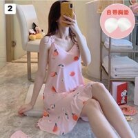 QC28 VÁY CÓ ĐỆM NGỰC -  TẶNG KÈM BỊT MẮT NGỦ