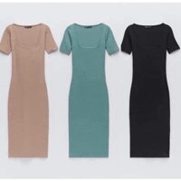 QC566 Đầm thun ôm body