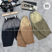 QD130 - QUẦN kaki nhí CHO BÉ ombre dập ly - 5701 (QUẦN KHÔNG KÈM DÂY LƯNG)