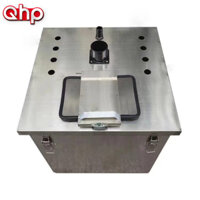 QHP Phụ Kiện Thùng Chứa Sơn Tĩnh Điện,  Thùng Đựng Bột Sơn Vuông Bằng Thép Không Gỉ