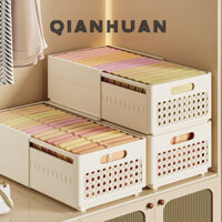 QIANHUAN giỏ  đựng quần áo túi đựng  đồ UCH24B1AWL 47Z241123
