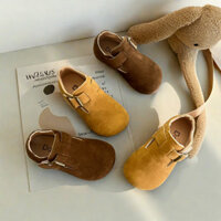 Qiaoyiluo. Giày trẻ em, Đế cao su mềm mại thiết kế Velcro trơn kiểu dáng đơn giản, Giày đế bệt mềm nhẹ và thoải mái