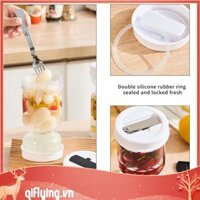 [Qiflying.vn] Hộp đựng dưa chua đồng hồ cát Tách khô và ướt Phụ kiện nhà bếp Kimchi Jar