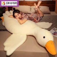 QIHANB  Gối Ôm Nhồi Bông Hình Con Ngỗng Dễ Thương