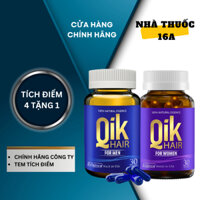 QIK HAIR FOR MEN & WOMEN - CHÍNH HÃNG ECOGREEN - QIKHAIR HỖ TRỢ NHANH MỌC TÓC, GIẢM RỤNG TÓC