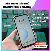 Qin 3 Ultra New Fullbox bản max ram 8 256gb - Điện thoại siêu nhỏ nhưng cấu hình khủng long - Xiaomi Qin Ai VN
