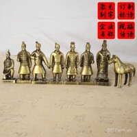 Qin Shihuang Tướng Chiến Binh Đất Nung, Ngựa Chiến Đất Nung, Xe Đẩy, Gạt Tàn Thuốc Lá, Chuông, Dụng Cụ Mở Chai, Thủ Công Kim Loại, Quà Lưu Niệm Du Lịch Tây An
