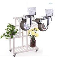 Qindal Xoay Caster Tắt Tiếng 4 Con Lăn Phụ Kiện Gia Đình Cho Xe Đẩy Cũi Bé Giường Bánh Xe