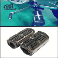 [Qinglong Motorcycle] Bàn đạp phía trước đa năng Cao su bằng thép không gỉ Sắt trắng Tựa chân phía trước Phụ kiện sửa đổi xe Little Wild Wolf Old Wolf Jinwang Honda Youth Beast Sanyang Honda