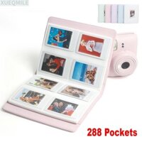 Qinzhuan 3 inch Lưu trữ hình ảnh, Vé rạp chiếu phim Tem Album ảnh máy ảnh tức thì, Da PU Dung tích lớn 288 Túi đựng thẻ cho Fujifilm Instax Mini 12 / 11 / 9